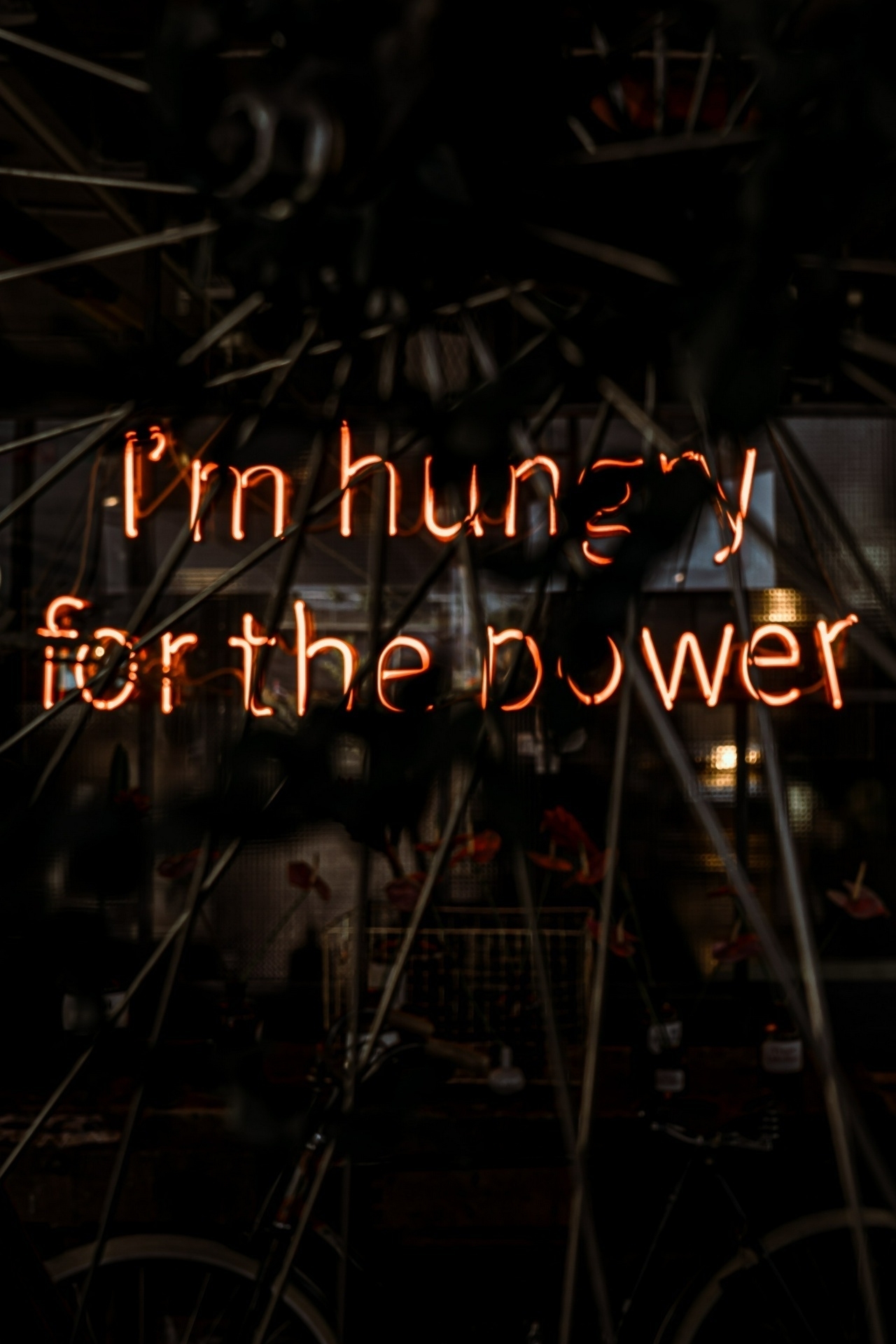 Photo that reads “i’m hungry for the pwoer” by Raphael Renter | @raphi_rawr on Unsplash 